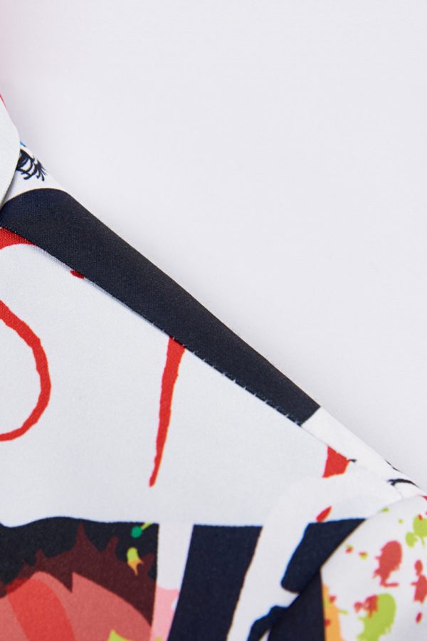 Witte Inkeping Revers Special Graffiti 2 Delig Heren Pak Online-Schn?ppchen – Bild 5