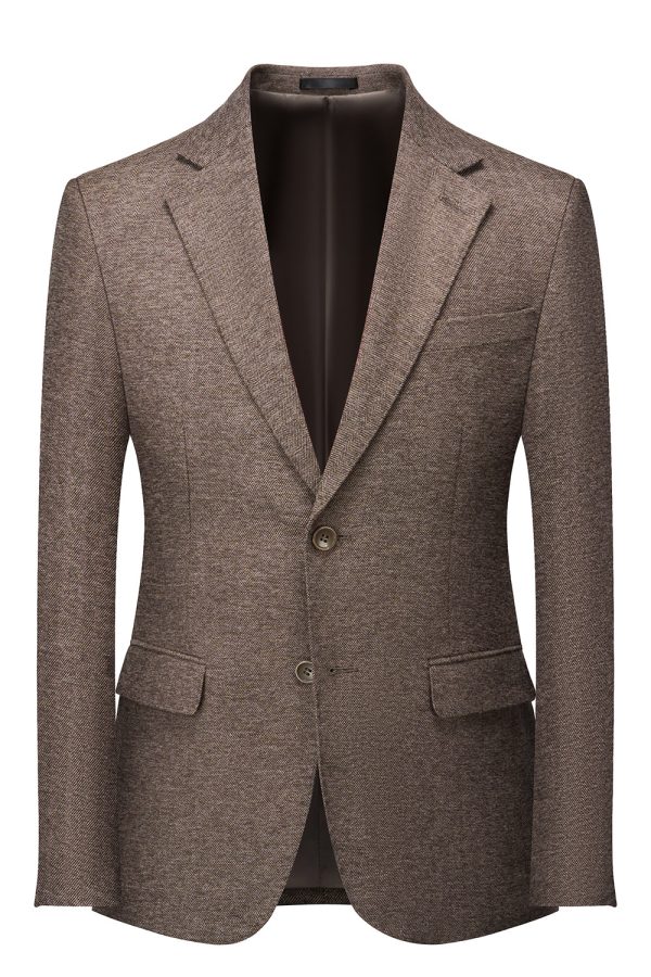 Bruin 3-delig herenpak Slim fit staljonherenpak Angebot – Bild 5
