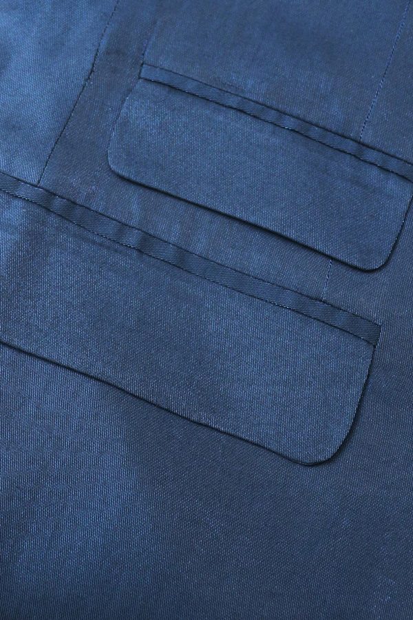 2 stuks blauw heren double breasted peak reverspak Verkauf – Bild 4