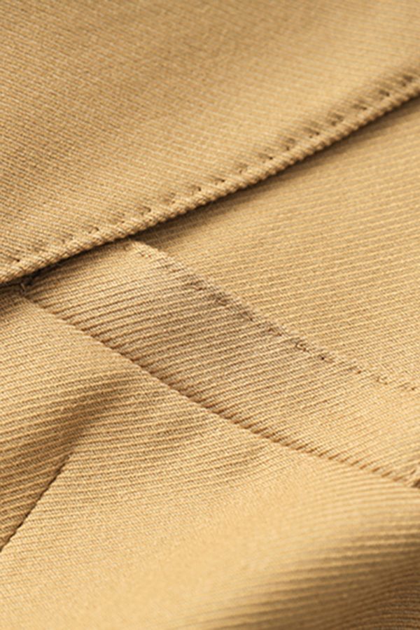 Camel Peak Revers Lange Vrouwen Jas Mode – Bild 5