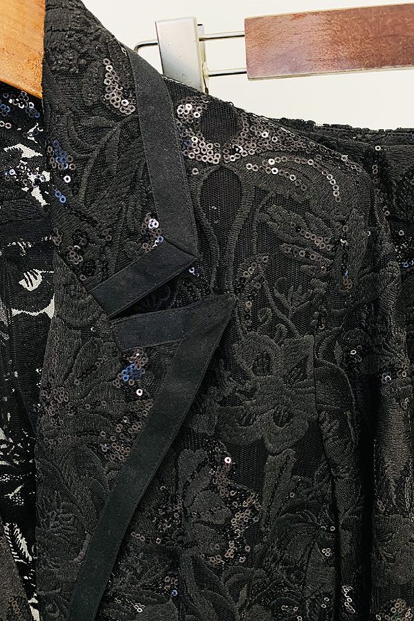 Sparkly Black Lace 2-delige feestpakken voor dames Rabatt – Bild 3