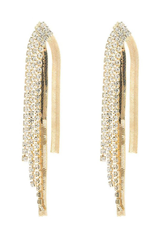 Golden Beaded Prom Oorbellen Zu verkaufen