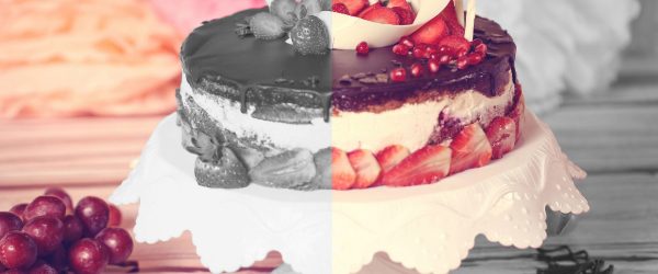 Super leckere Erdbeertorte, Glasbild Panorama Jetzt online – Bild 5