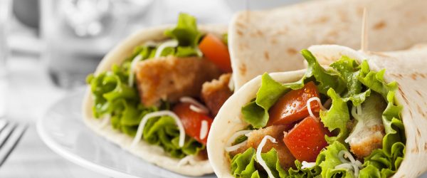 Köstliche Wraps, Glasbild Panorama Online-Schn?ppchen – Bild 5
