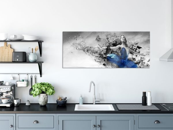 schöne Ballerina, Glasbild Panorama Zu verkaufen – Bild 3