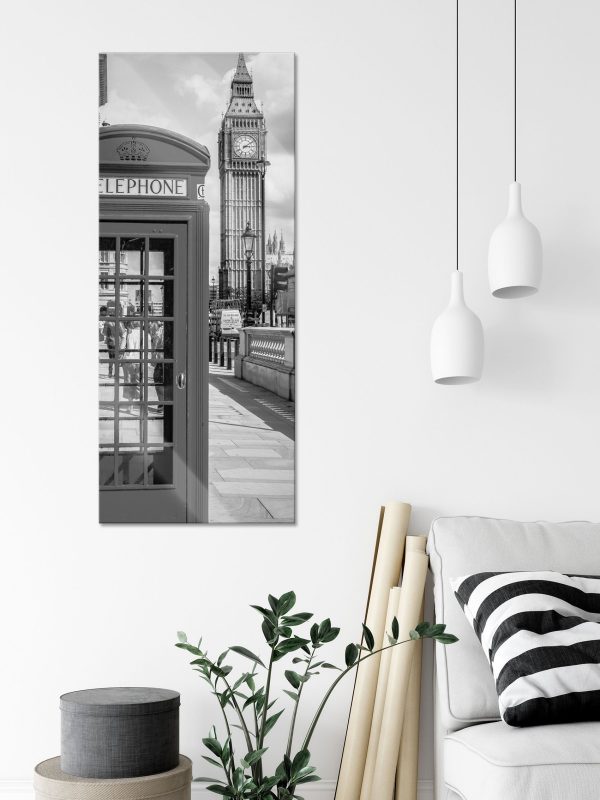 Telefonzelle in London, Glasbild Panorama Zu verkaufen – Bild 3