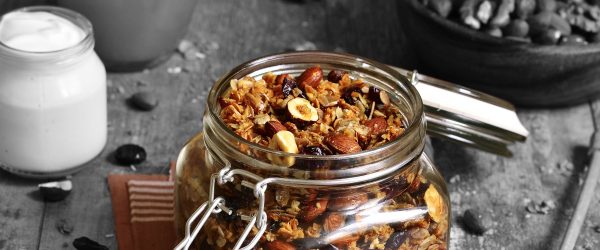 Süßes Müsli im Glas, Glasbild Panorama Online-Verkauf – Bild 5