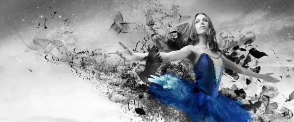 schöne Ballerina, Glasbild Panorama Zu verkaufen – Bild 5