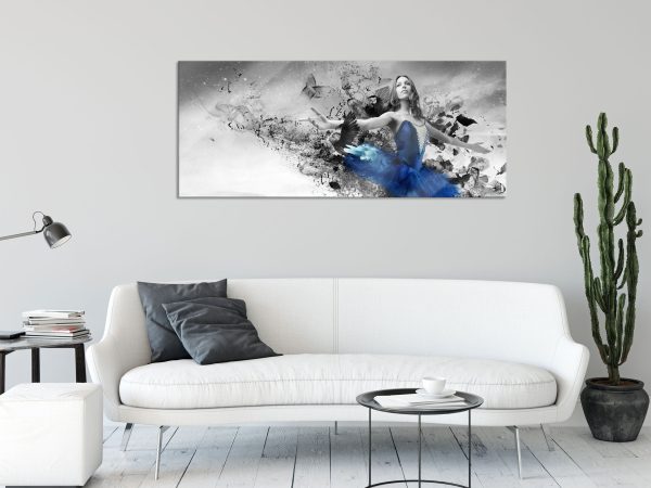 schöne Ballerina, Glasbild Panorama Zu verkaufen – Bild 2