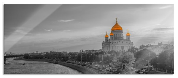 Christ-Erlöser-Kathedrale Moskau, Glasbild Panorama Online-Verkauf