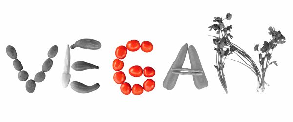 Schriftzug Vegan Gemüse, Glasbild Panorama Angebot – Bild 5