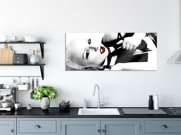 Sinnliche Domina, Glasbild Panorama Verkauf – Bild 3
