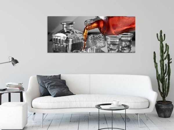 Whiskey im Whiskeyglas, Glasbild Panorama Online – Bild 2